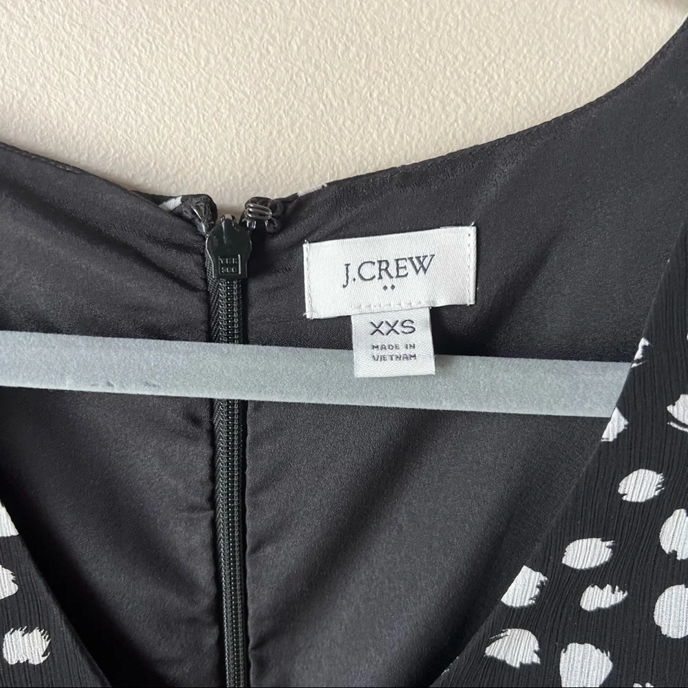 J.Crew Factory Crinkle V Neck Midi Dress XXS size 2 - Picture 7 of 11